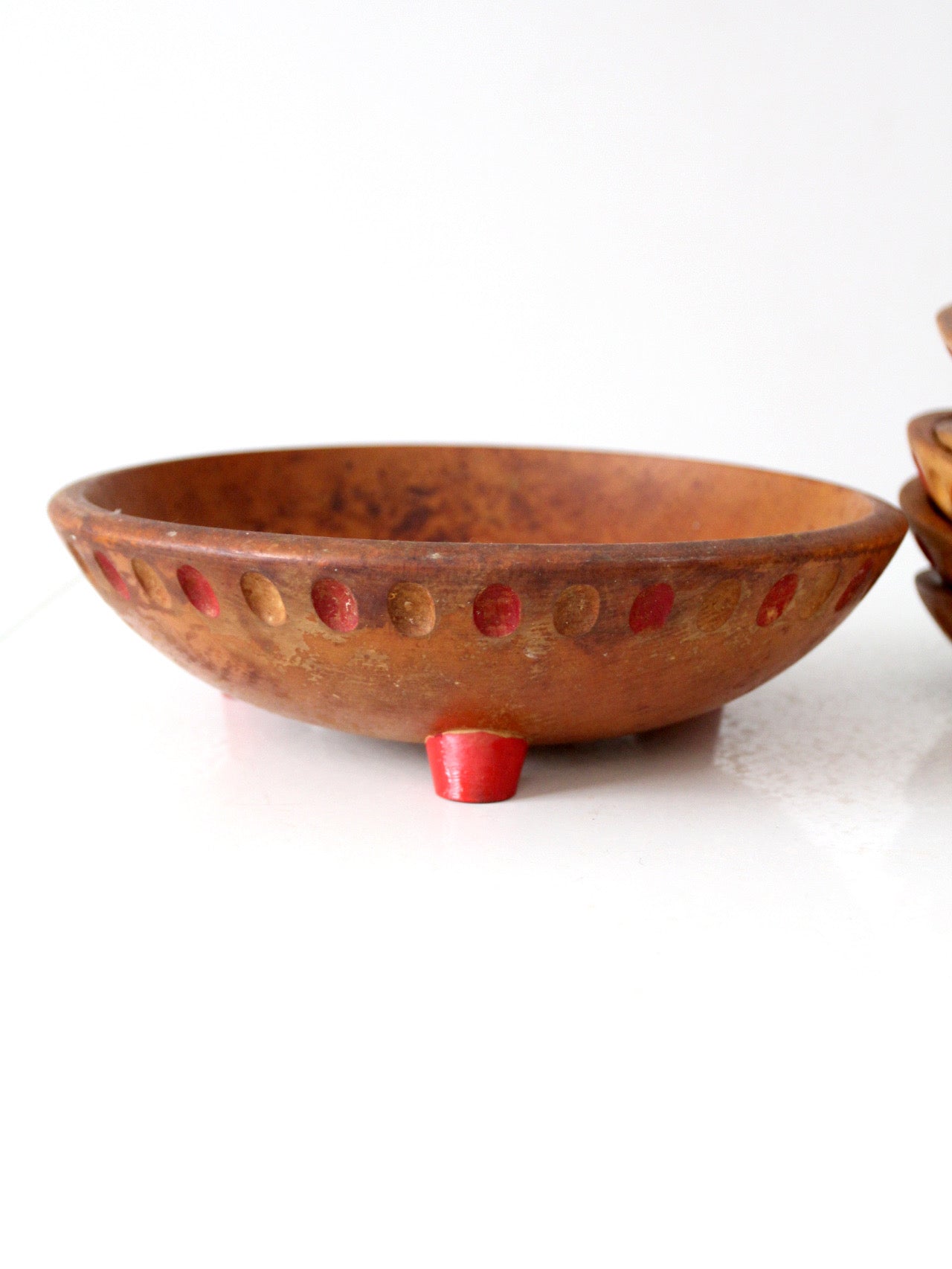 mid-century Munising salad bowl set of 7