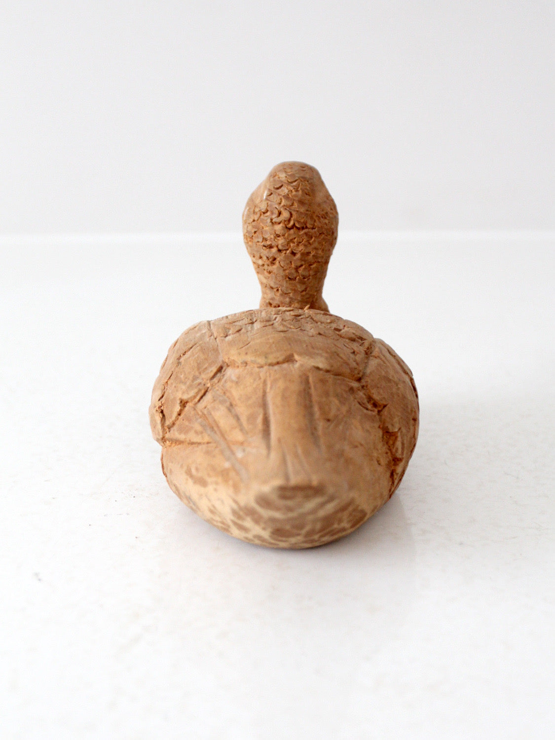 vintage hand-carved wooden duck