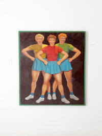 Tom Palazzolo painting on canvas circa 1965