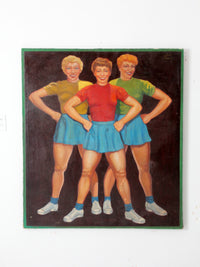 Tom Palazzolo painting on canvas circa 1965