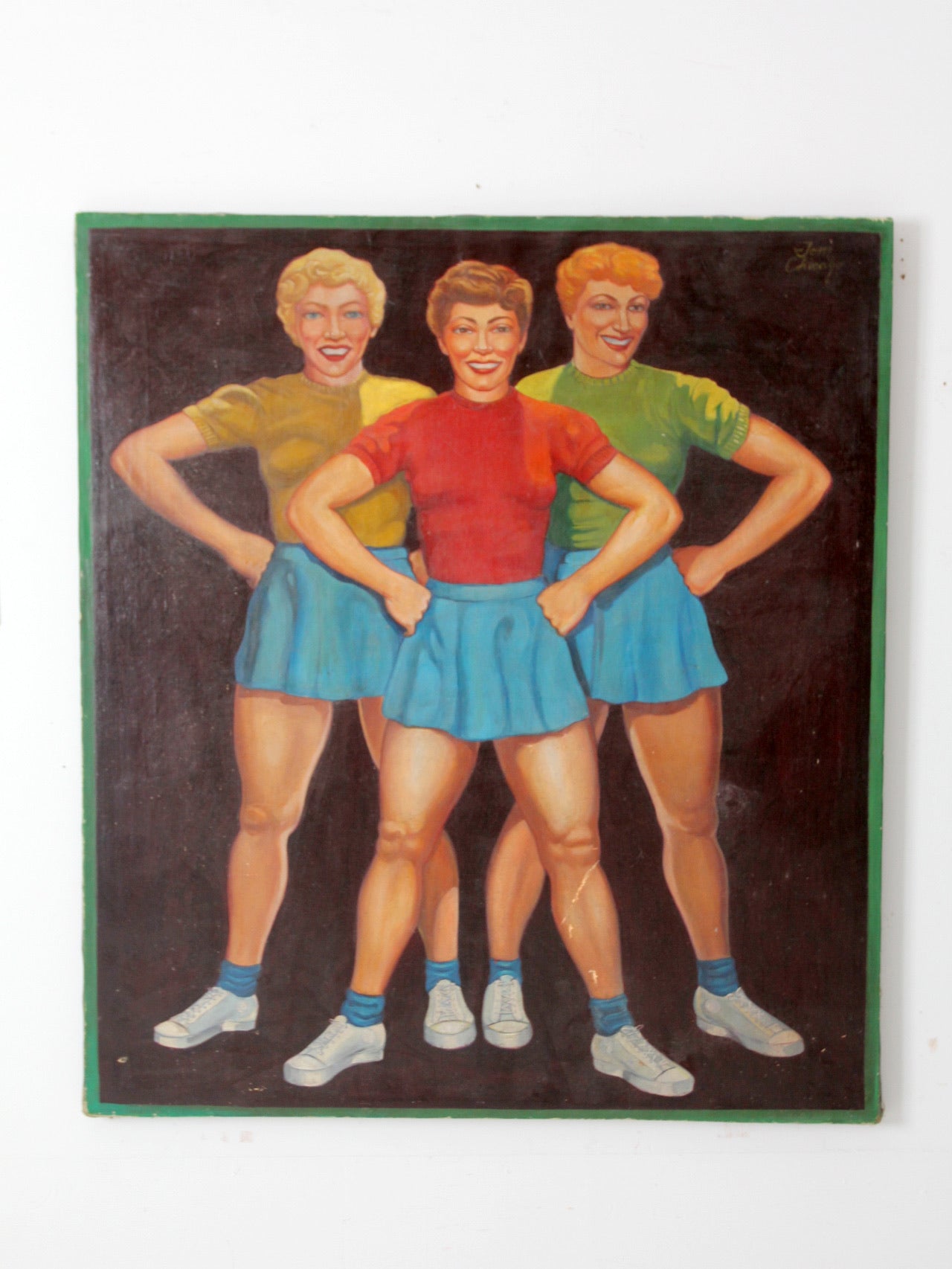 Tom Palazzolo painting on canvas circa 1965