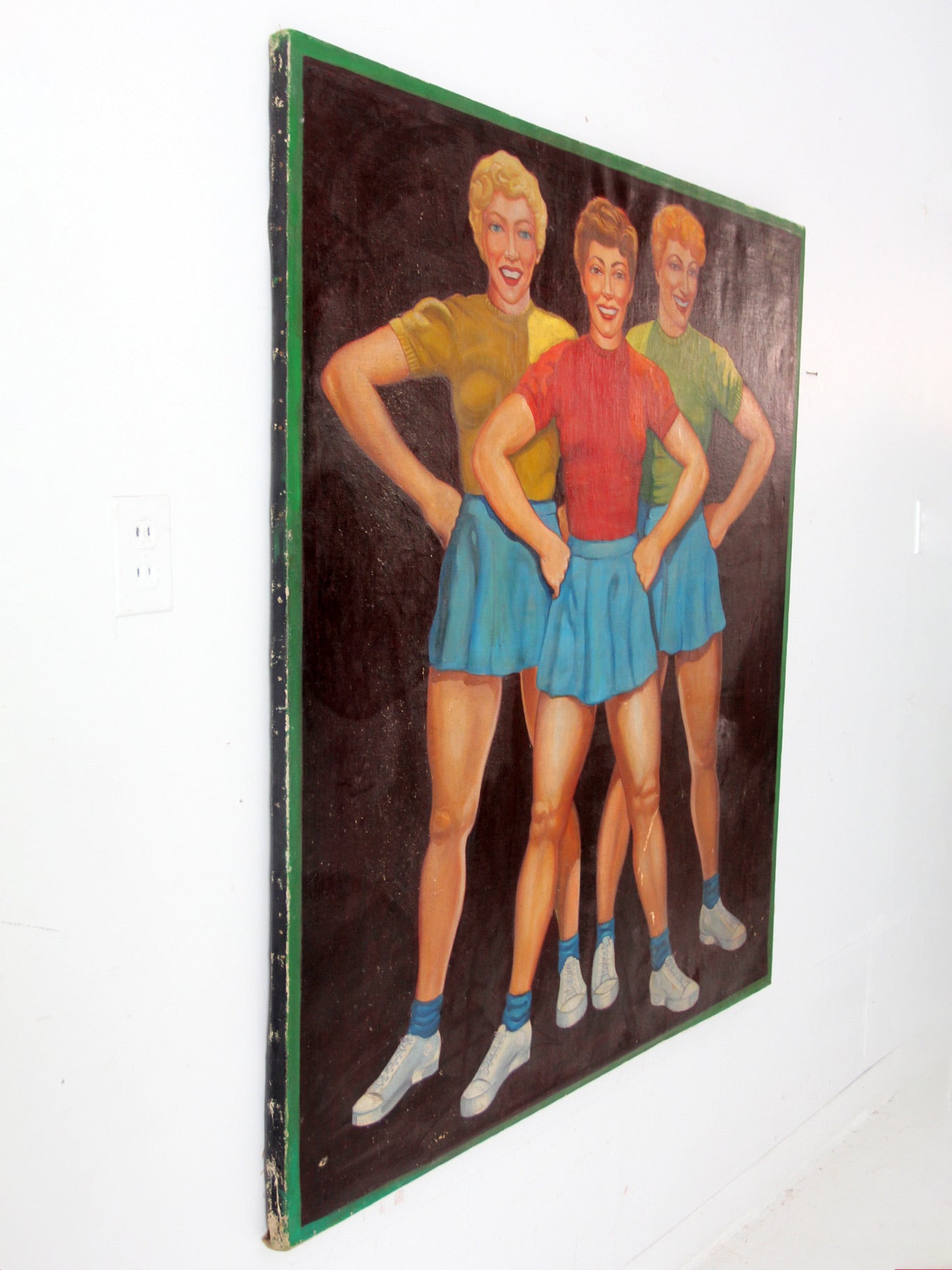 Tom Palazzolo painting on canvas circa 1965