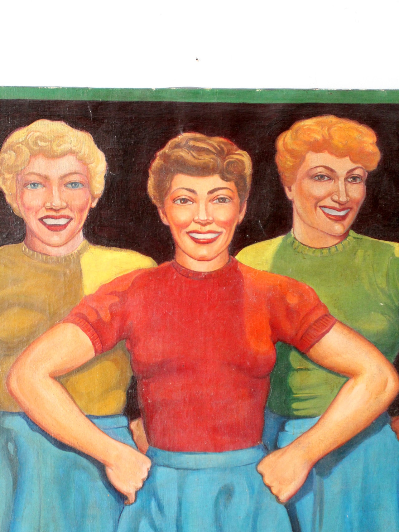 Tom Palazzolo painting on canvas circa 1965