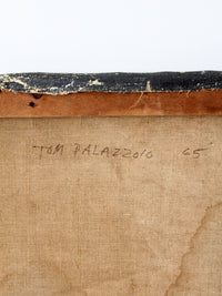 Tom Palazzolo painting on canvas circa 1965