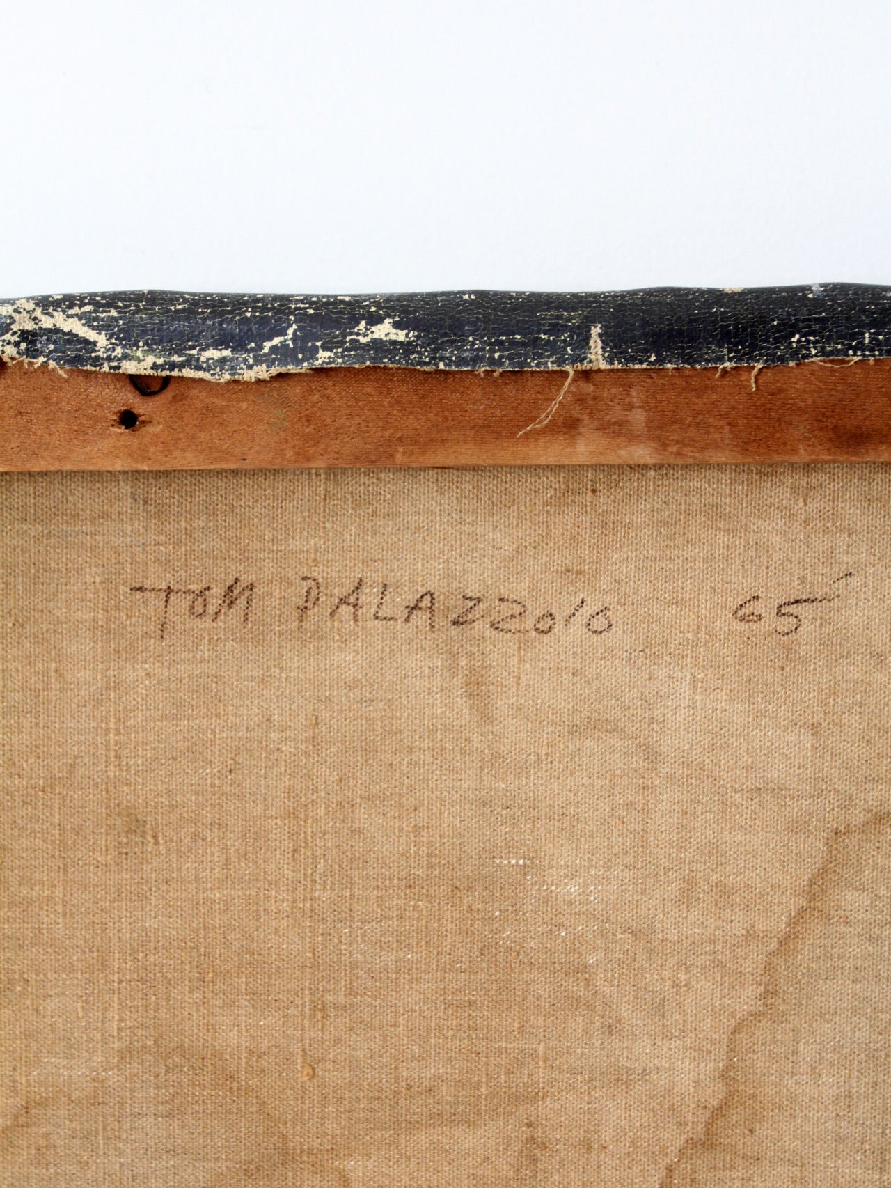 Tom Palazzolo painting on canvas circa 1965