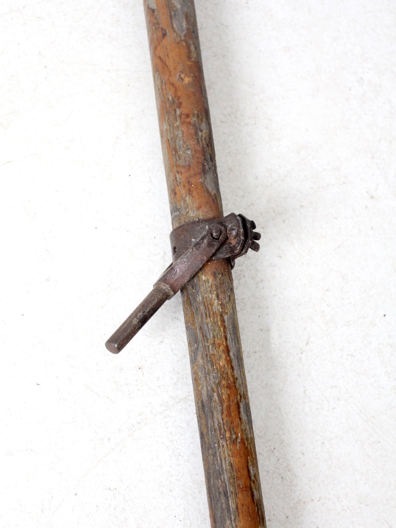 vintage wooden oars pair