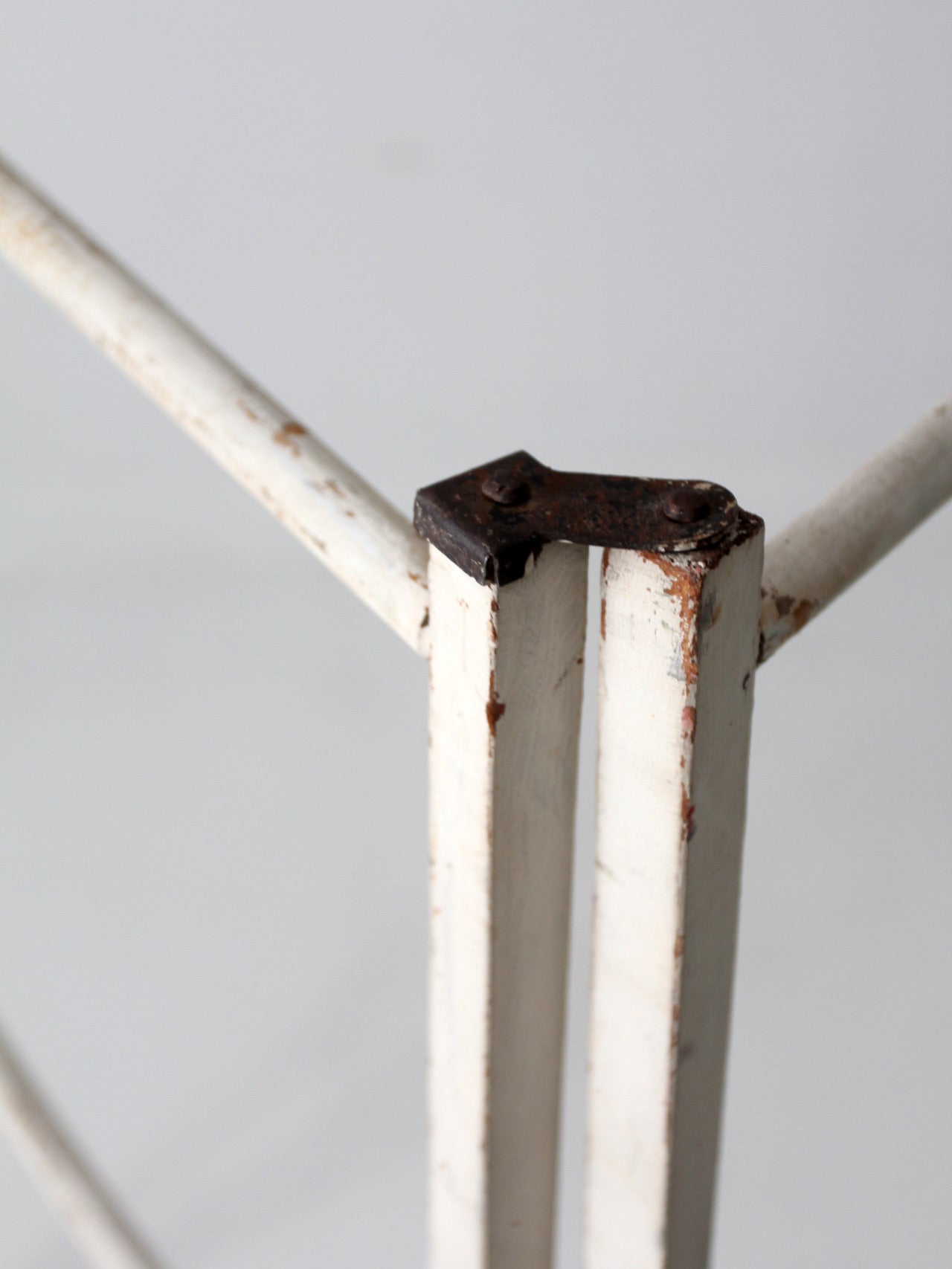antique white wash drying rack