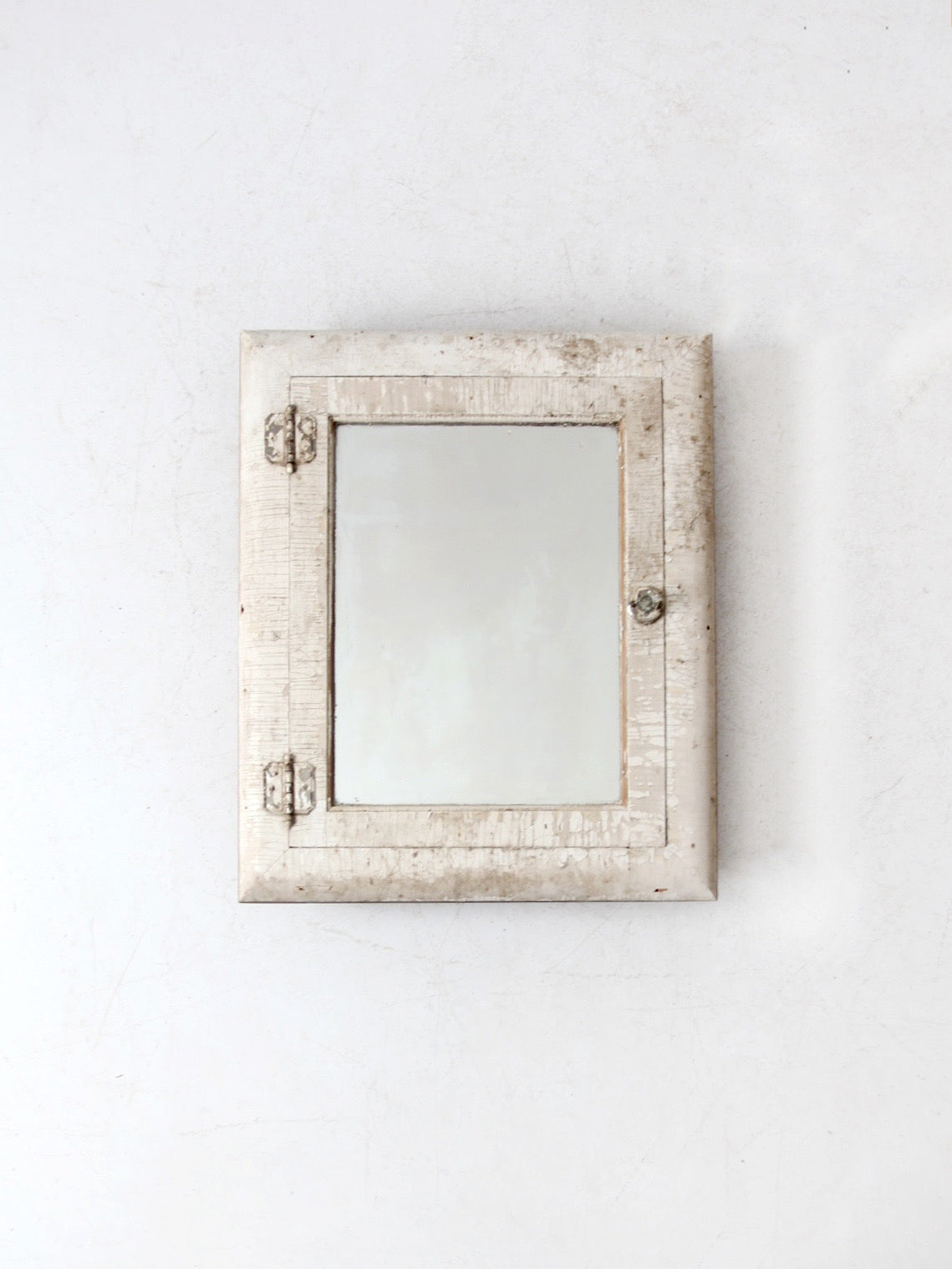 antique recessed medicine cabinet with mirror