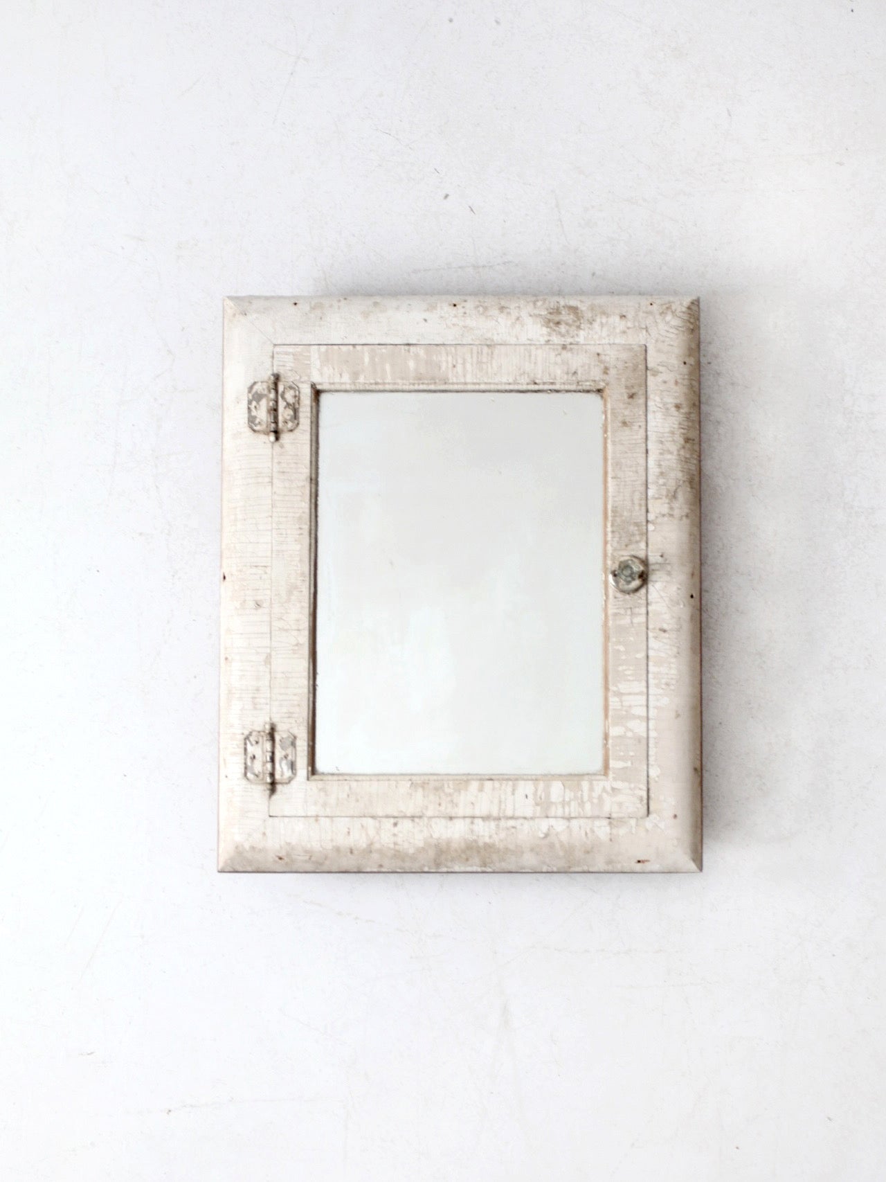 antique recessed medicine cabinet with mirror