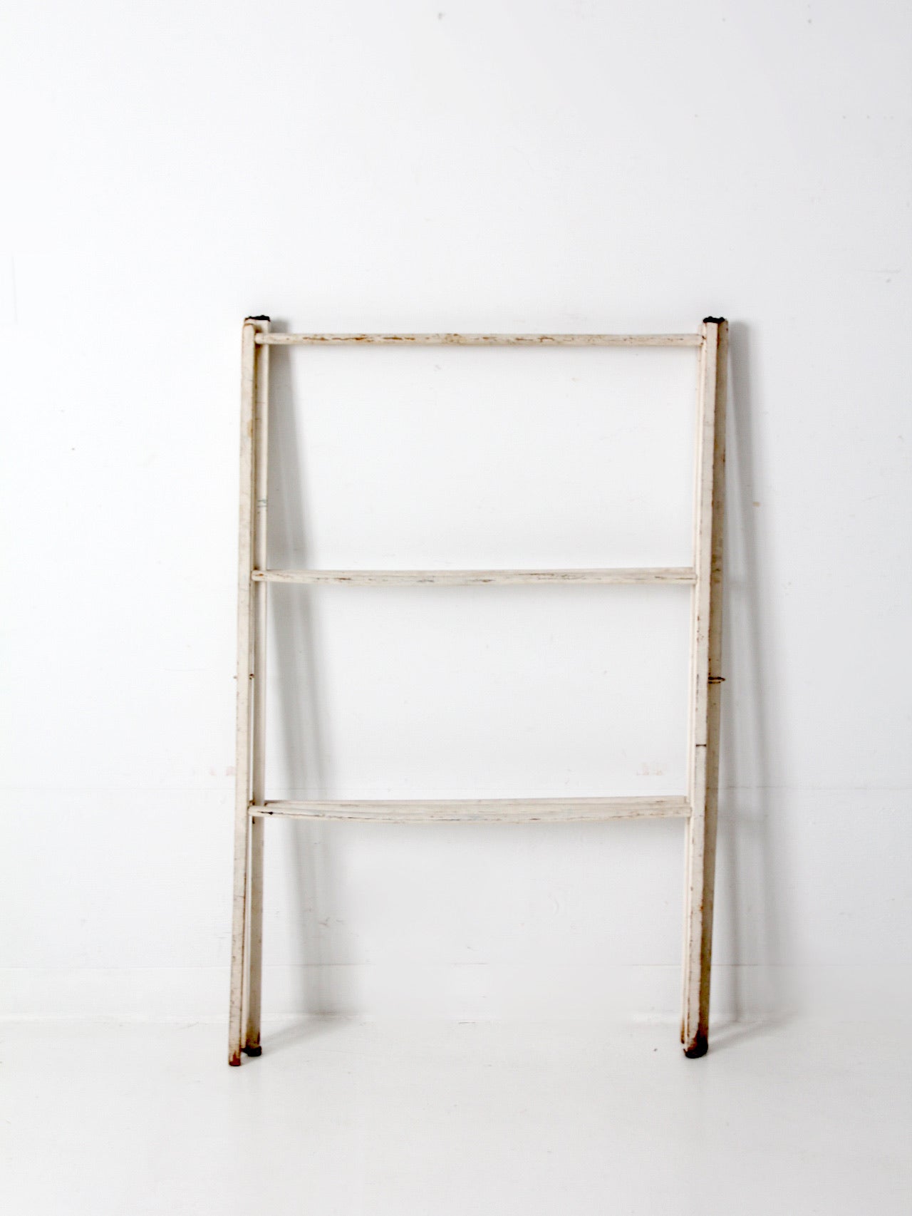 antique white wash drying rack