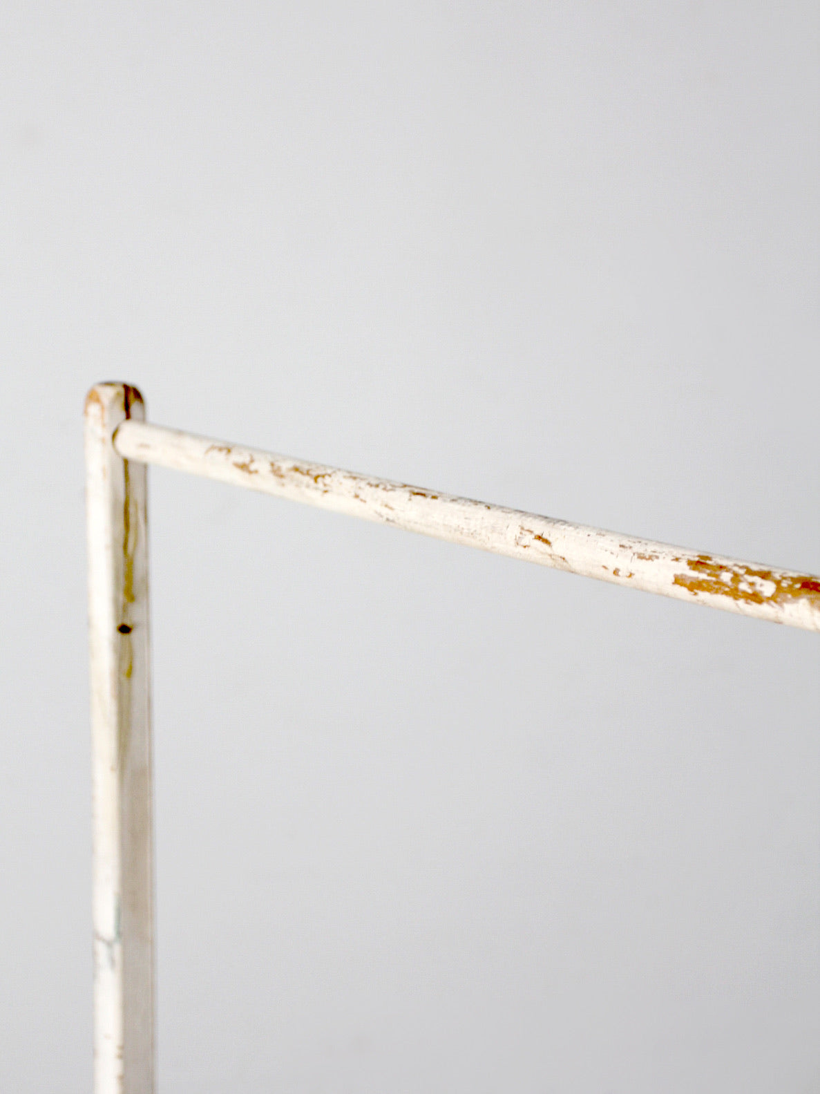 antique white wash drying rack