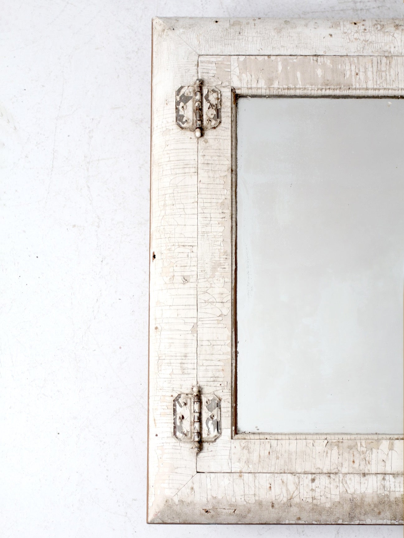 antique recessed medicine cabinet with mirror