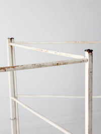 antique white wash drying rack