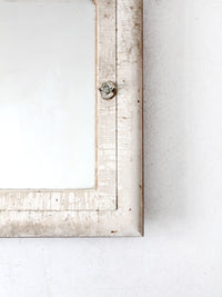 antique recessed medicine cabinet with mirror