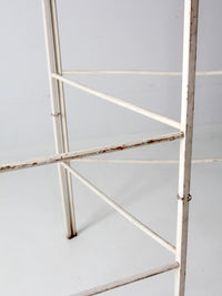 antique white wash drying rack
