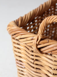 vintage woven storage basket