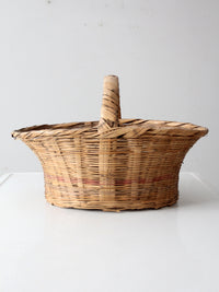 vintage gathering basket