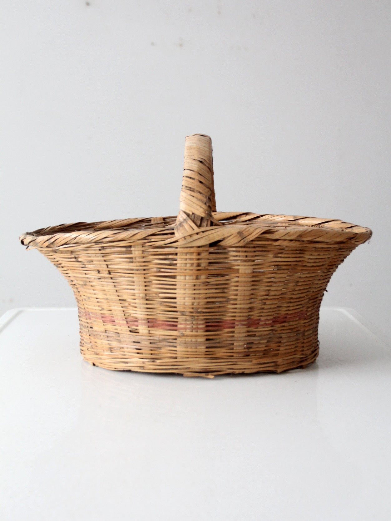 vintage gathering basket