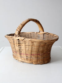 vintage gathering basket