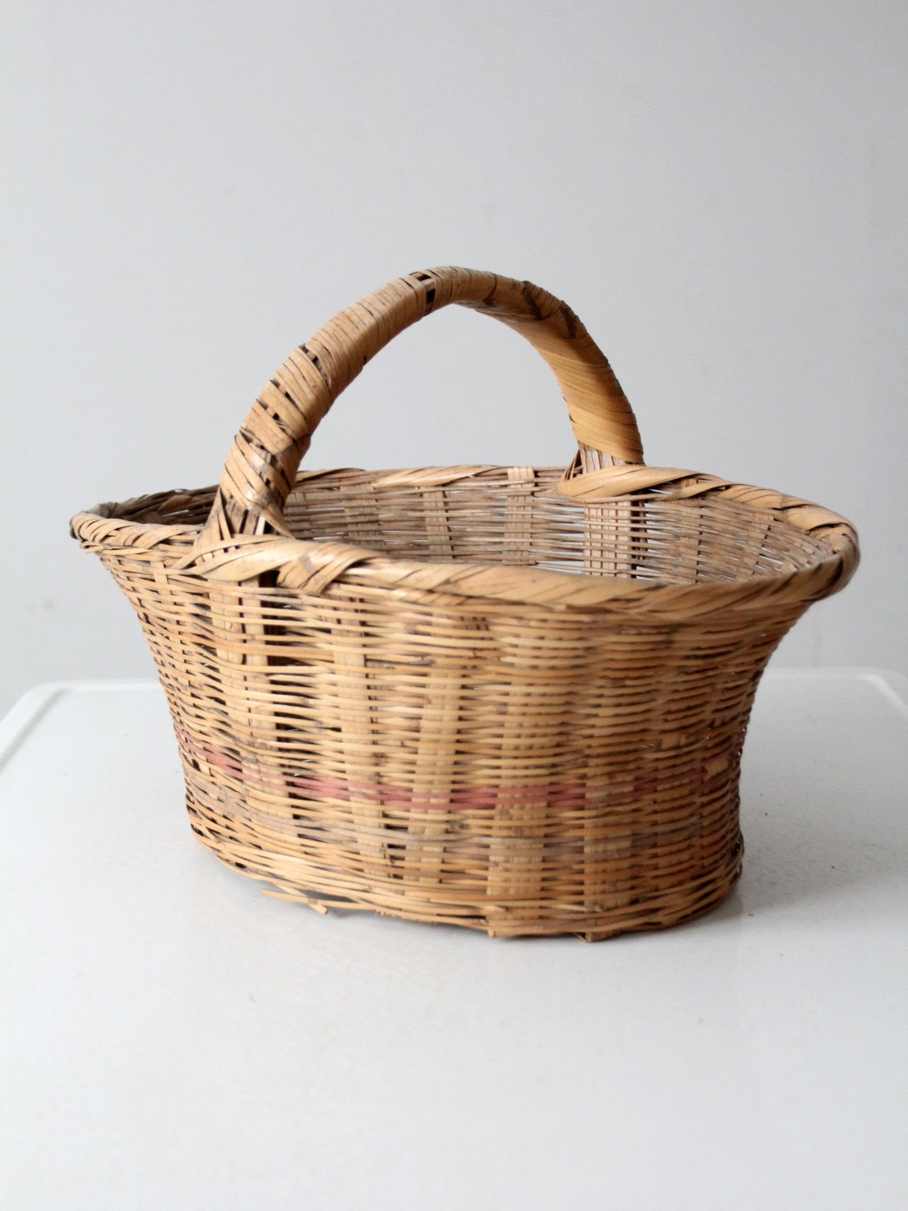 vintage gathering basket