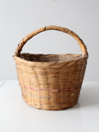 vintage gathering basket