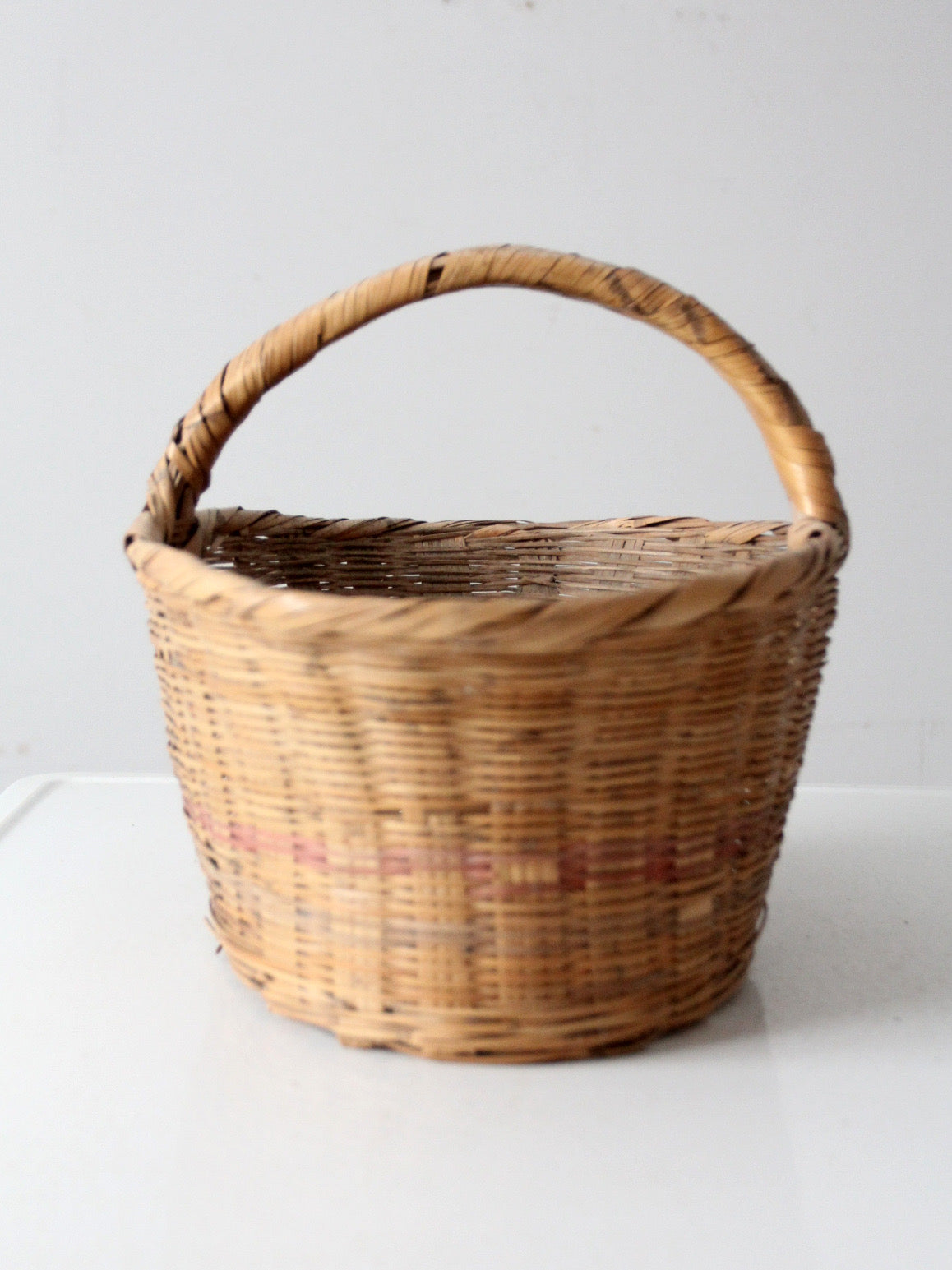 vintage gathering basket