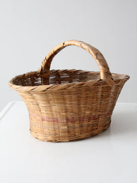 vintage gathering basket