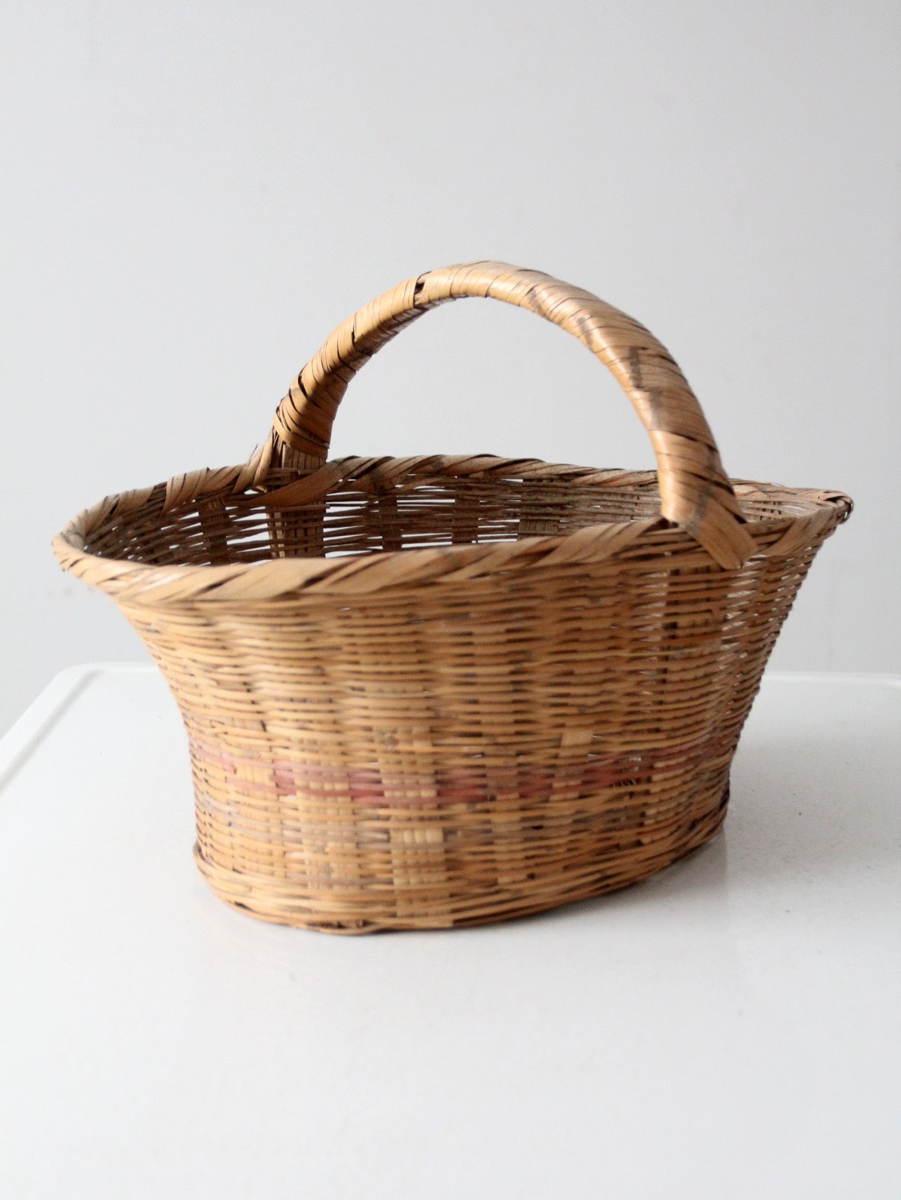 vintage gathering basket