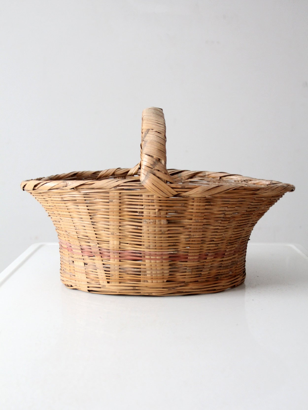 vintage gathering basket
