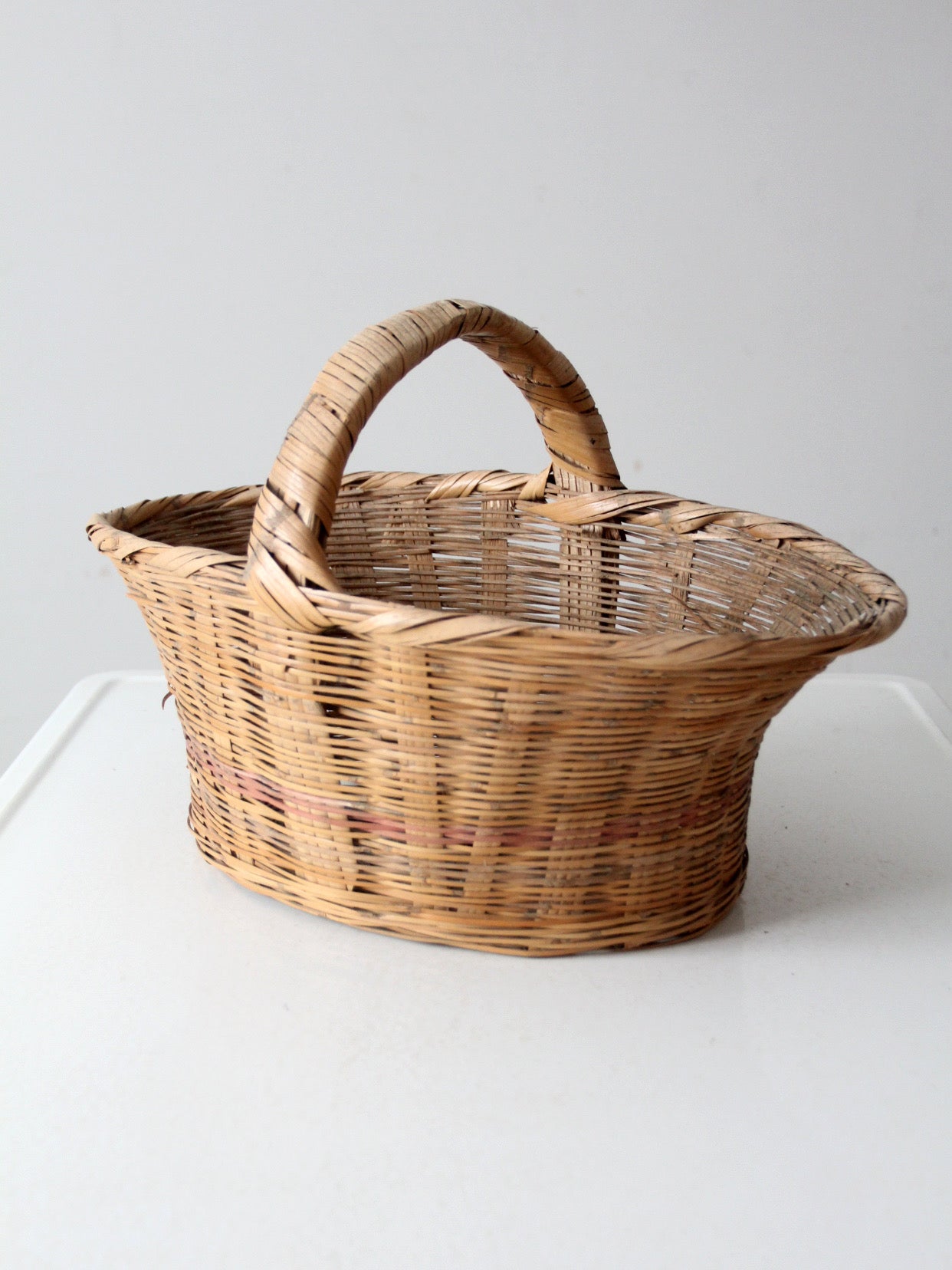 vintage gathering basket