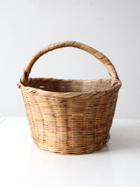 vintage gathering basket