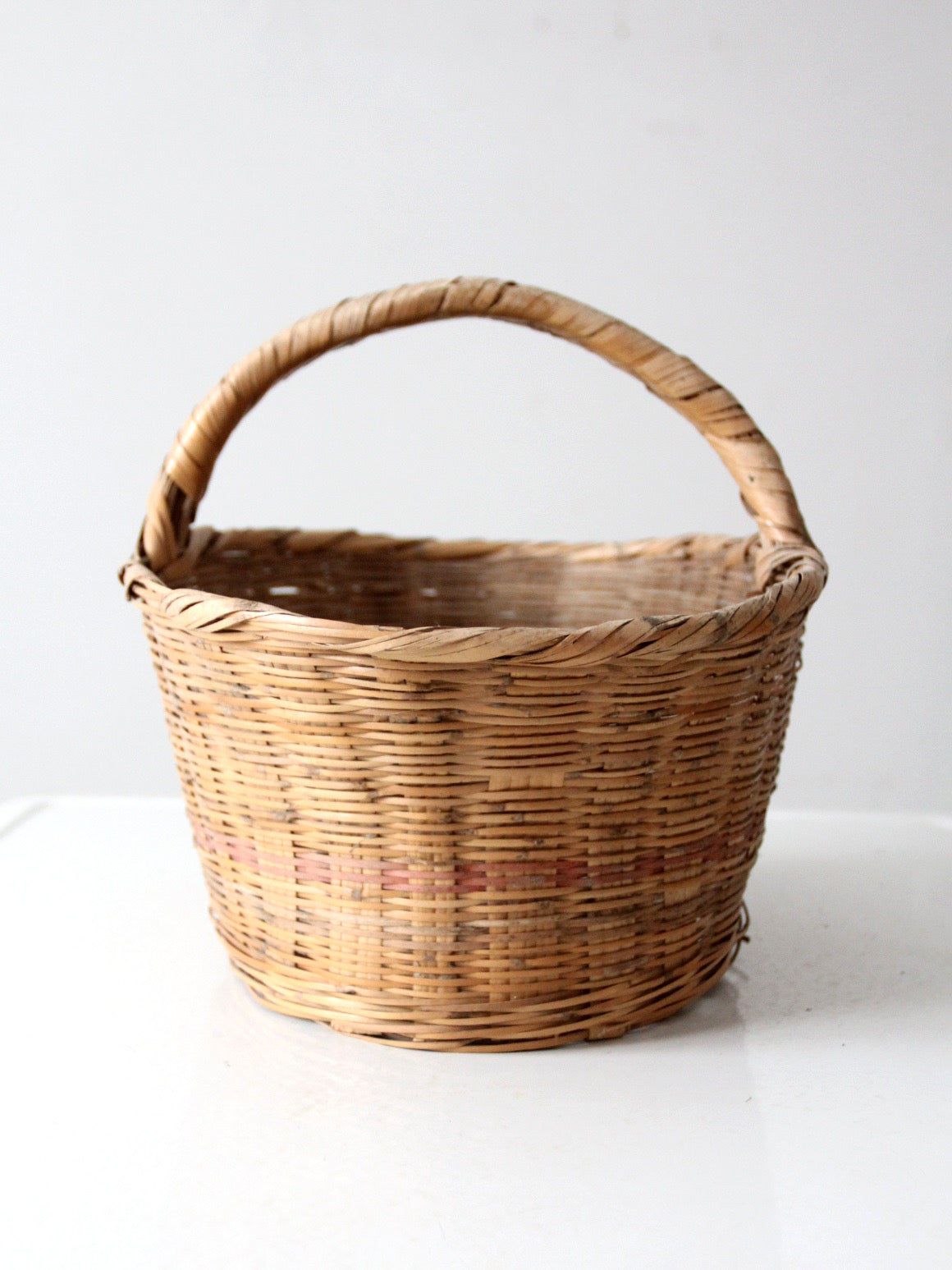 vintage gathering basket