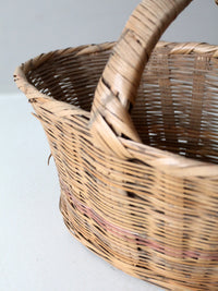 vintage gathering basket