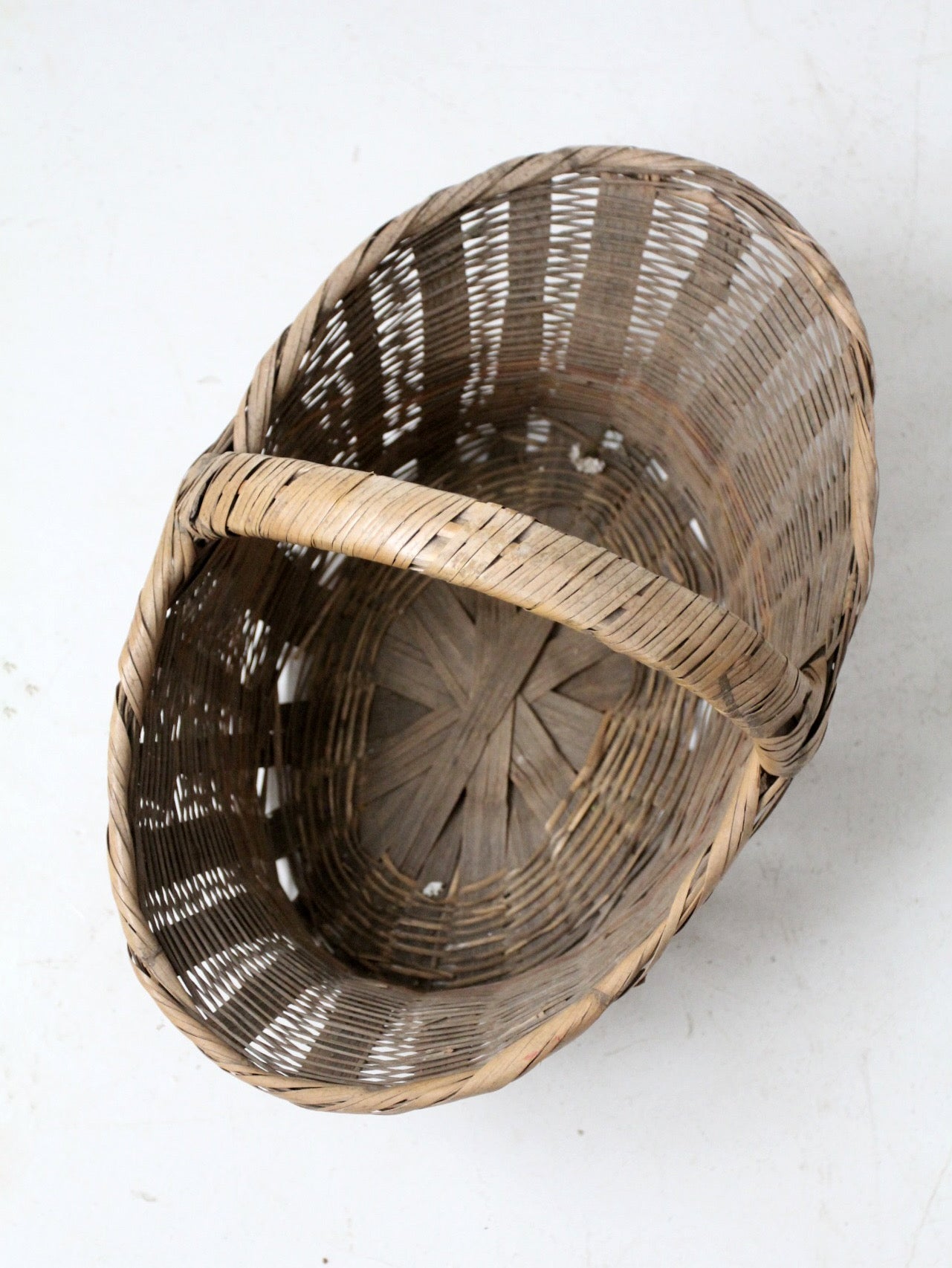 vintage gathering basket