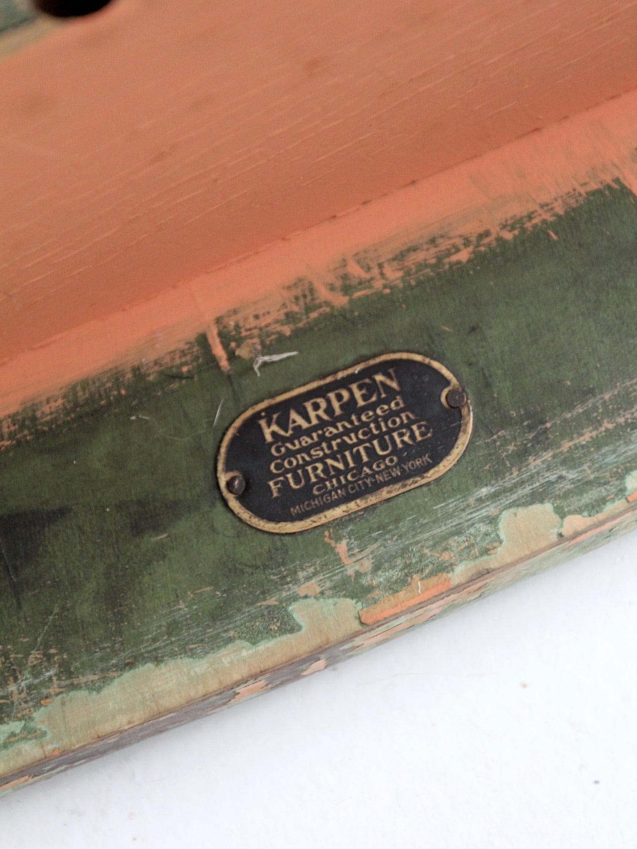 antique Karpen Furniture side table