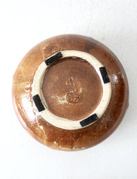 vintage studio pottery bowl