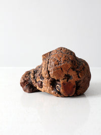 vintage burl wood natural sculpture