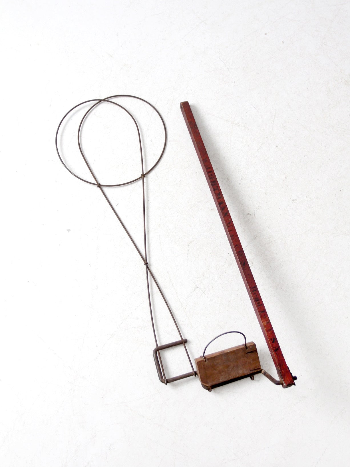 antique Cyclone Go-ZY rug beater by Wrightman Co.