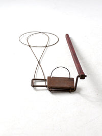 antique Cyclone Go-ZY rug beater by Wrightman Co.