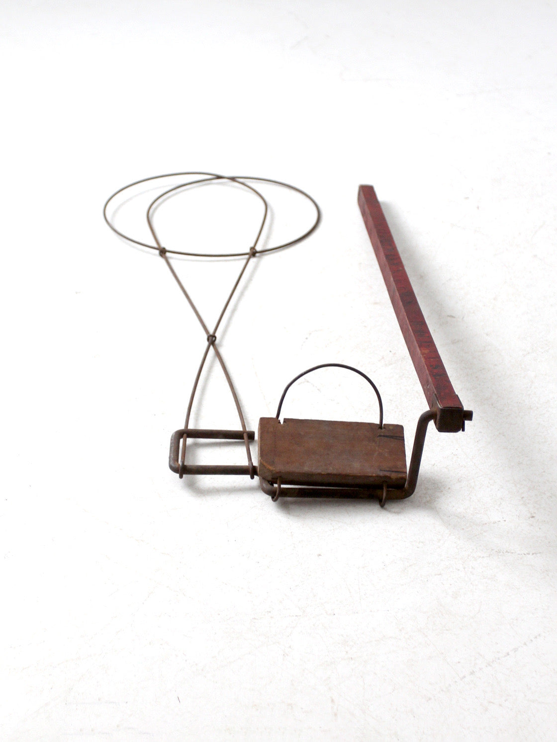 antique Cyclone Go-ZY rug beater by Wrightman Co.