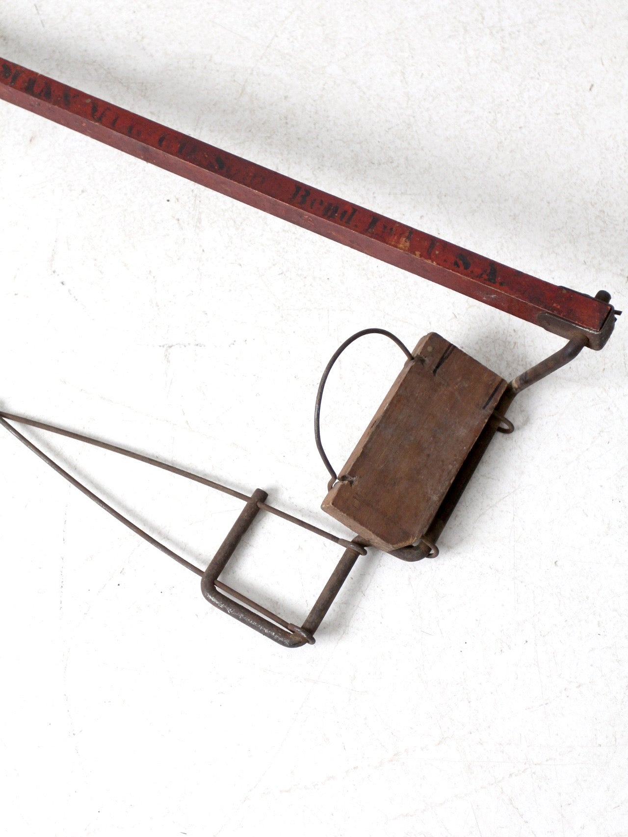antique Cyclone Go-ZY rug beater by Wrightman Co.