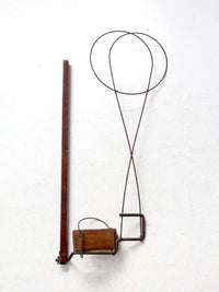 antique Cyclone Go-ZY rug beater by Wrightman Co.