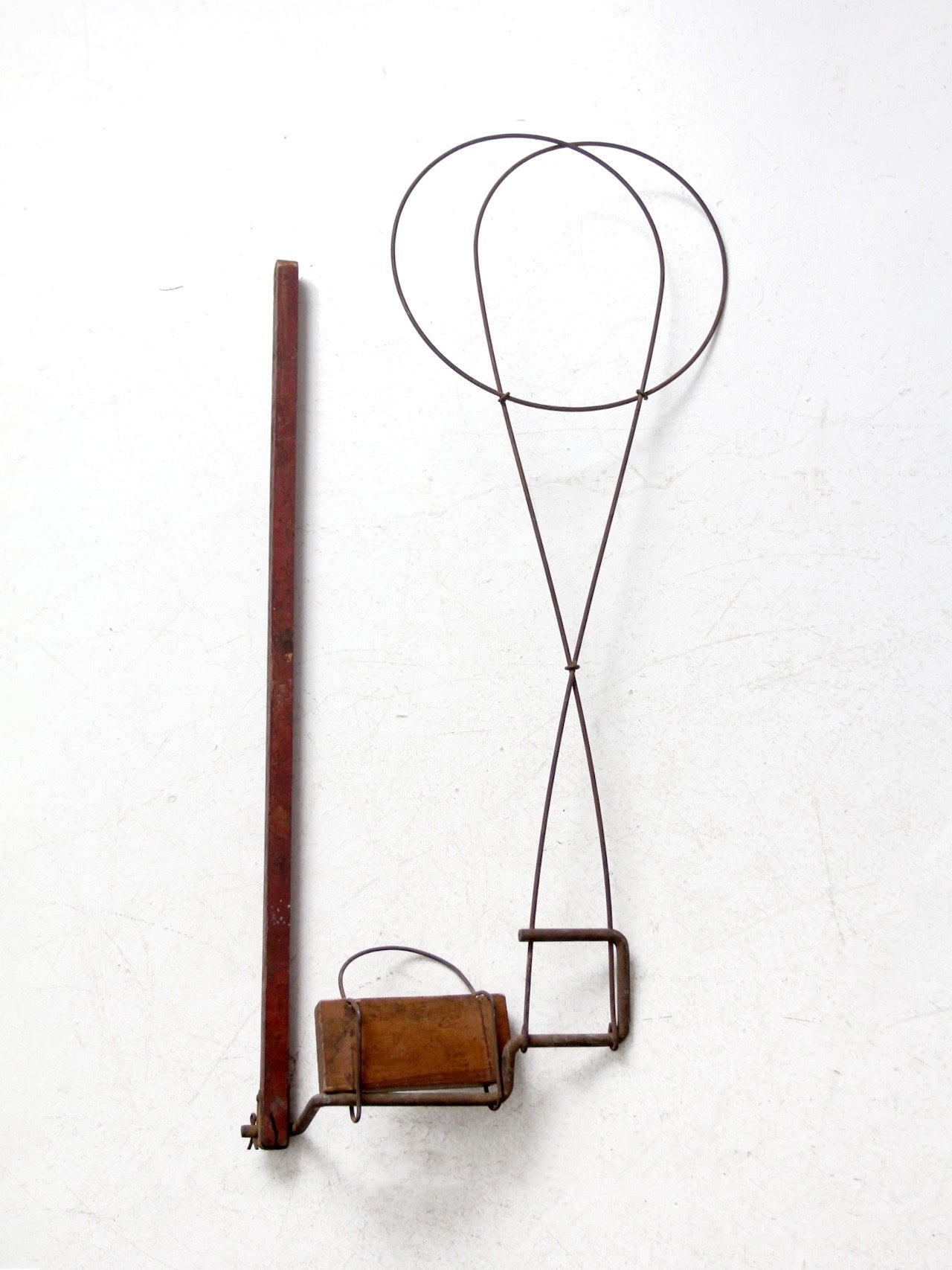 antique Cyclone Go-ZY rug beater by Wrightman Co.