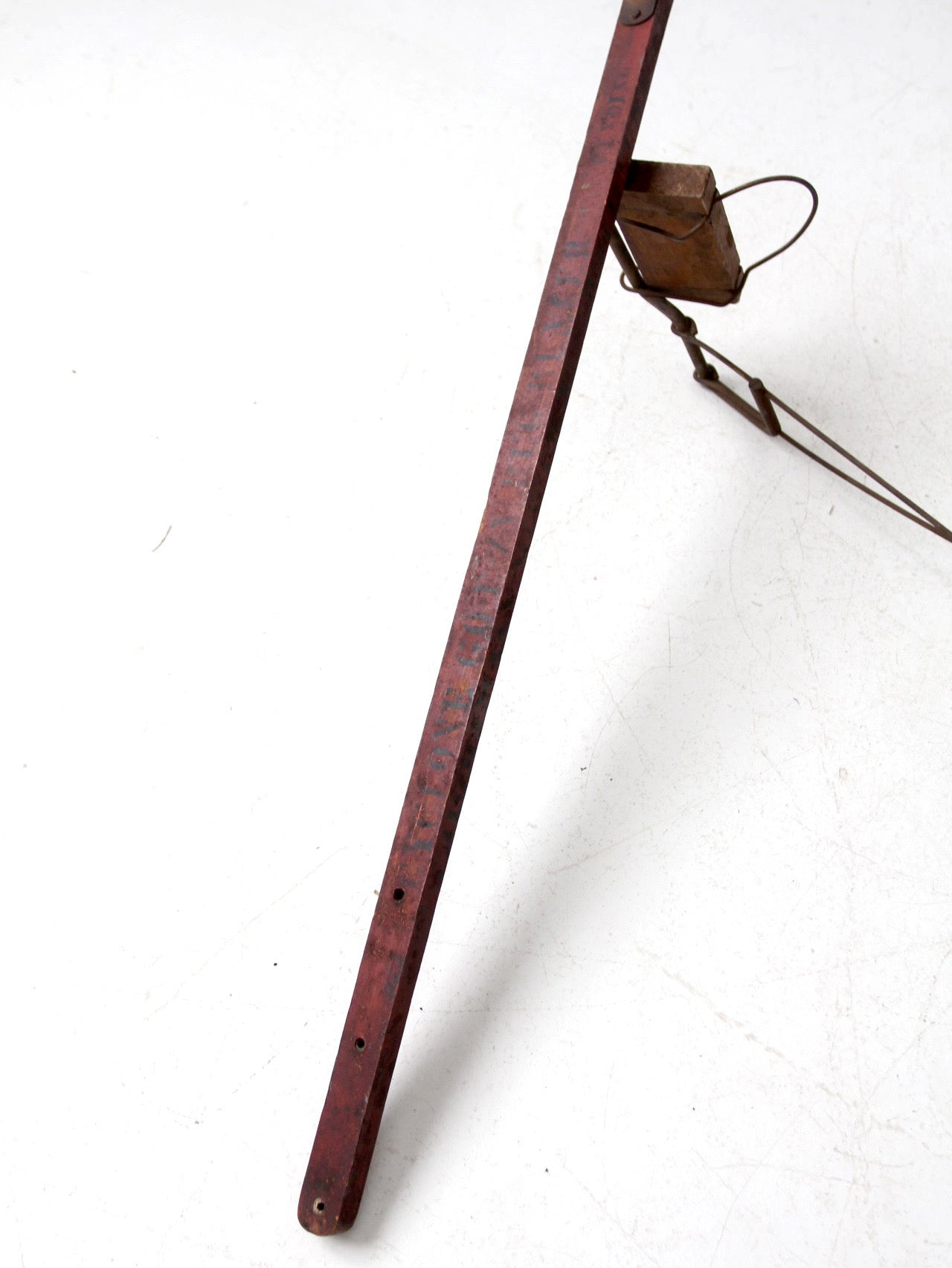 antique Cyclone Go-ZY rug beater by Wrightman Co.