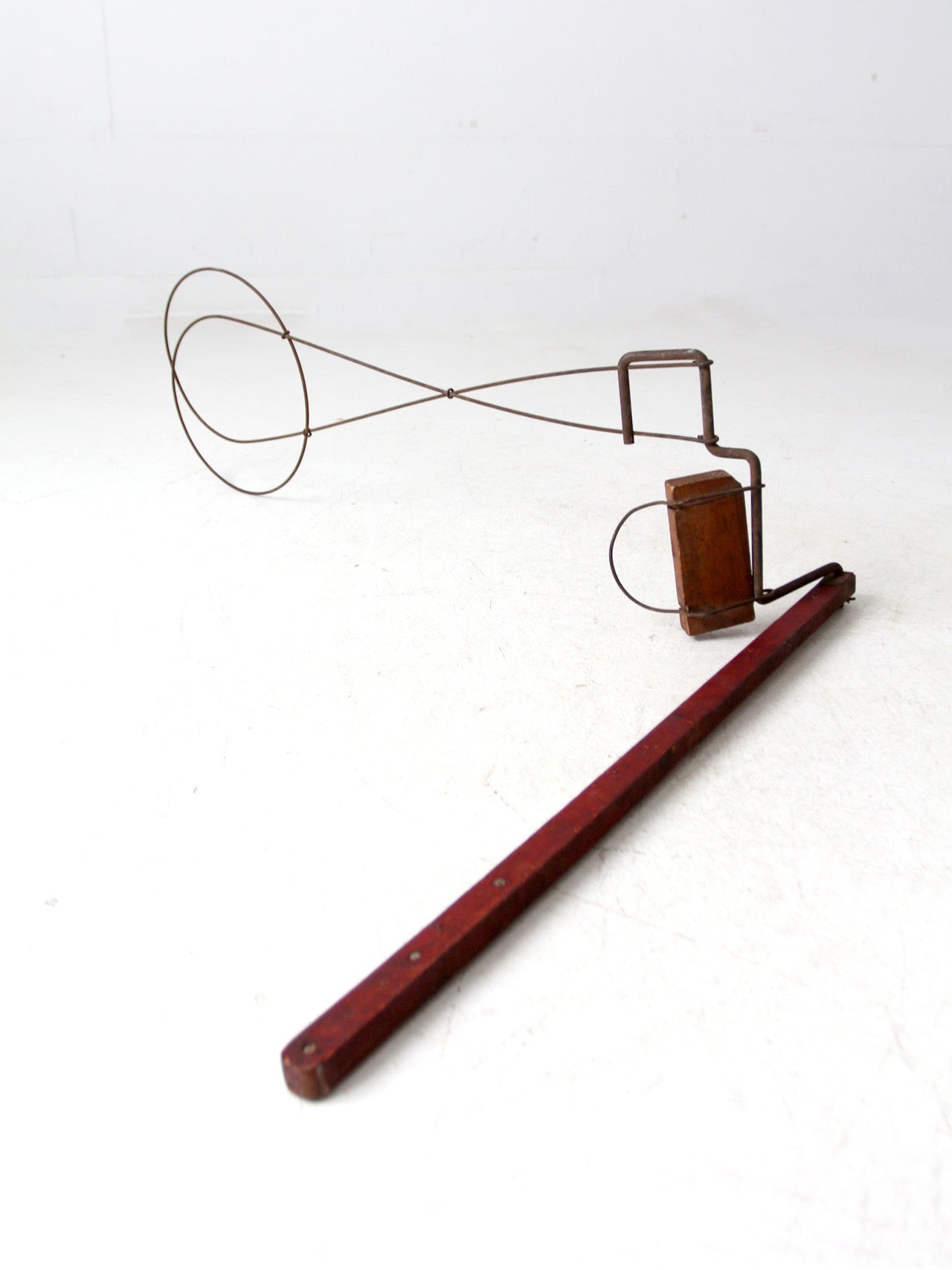 antique Cyclone Go-ZY rug beater by Wrightman Co.