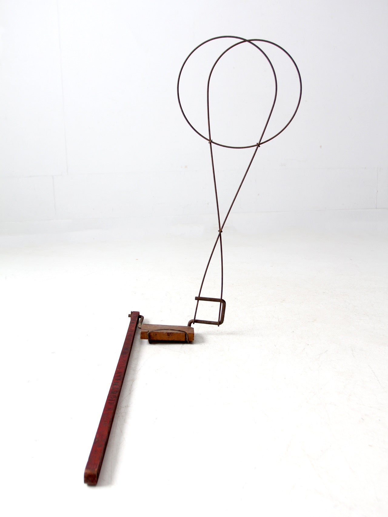 antique Cyclone Go-ZY rug beater by Wrightman Co.