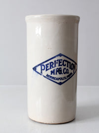 antique Perfection Manufacturing Co stoneware crock
