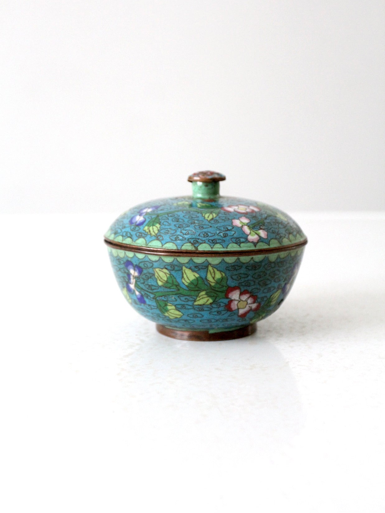 antique Chinese cloisonne box