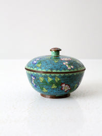 antique Chinese cloisonne box