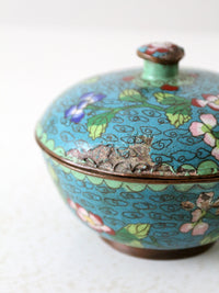 antique Chinese cloisonne box